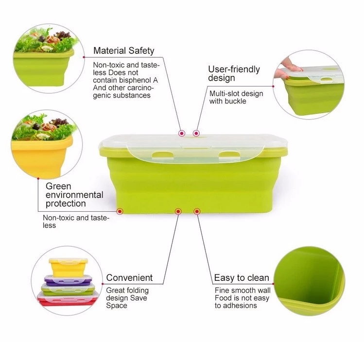 new design silicone lunch box supplier