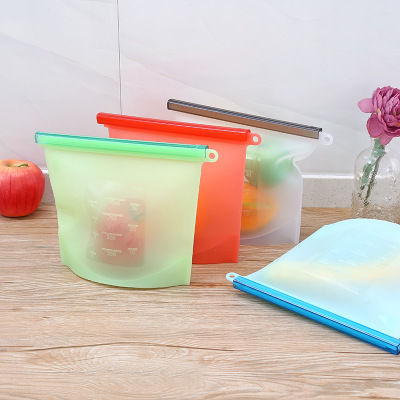 Storage Bulk Bags Size Plastic Containers silicone storage bags for Fruits Vegetables Set