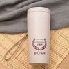 HOT Travel Mug Office Coffee Tea Wheat Straw Fiber Vacuum Bottle 