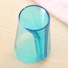 Anti-scaling wash dazzling color transparent can flip two in-all brushing mouthwash cup 