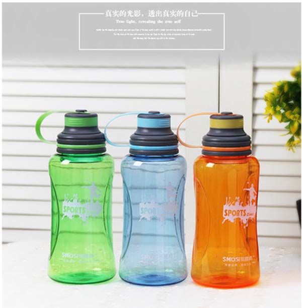 Customizable 1100ml large capacity sports bottle plastic portable PC space bottle