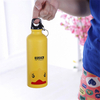 Travel Water Bottle Candy Color School Office Bottle Cup Thermos Outdoor Portable Sports Cycling Camping Bottle With Hook