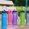Sports Water Bottle Plastic Portable Leak-free Travel Scrub Camping Camping Filling Drink 