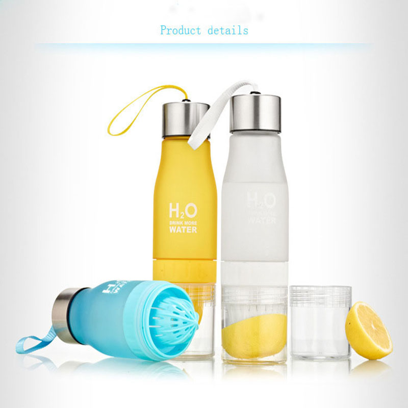 Infuser Water Bottle plastic Fruit infusion Kids Drink Outdoor Sports bottle Juice lemon Portable Kettle