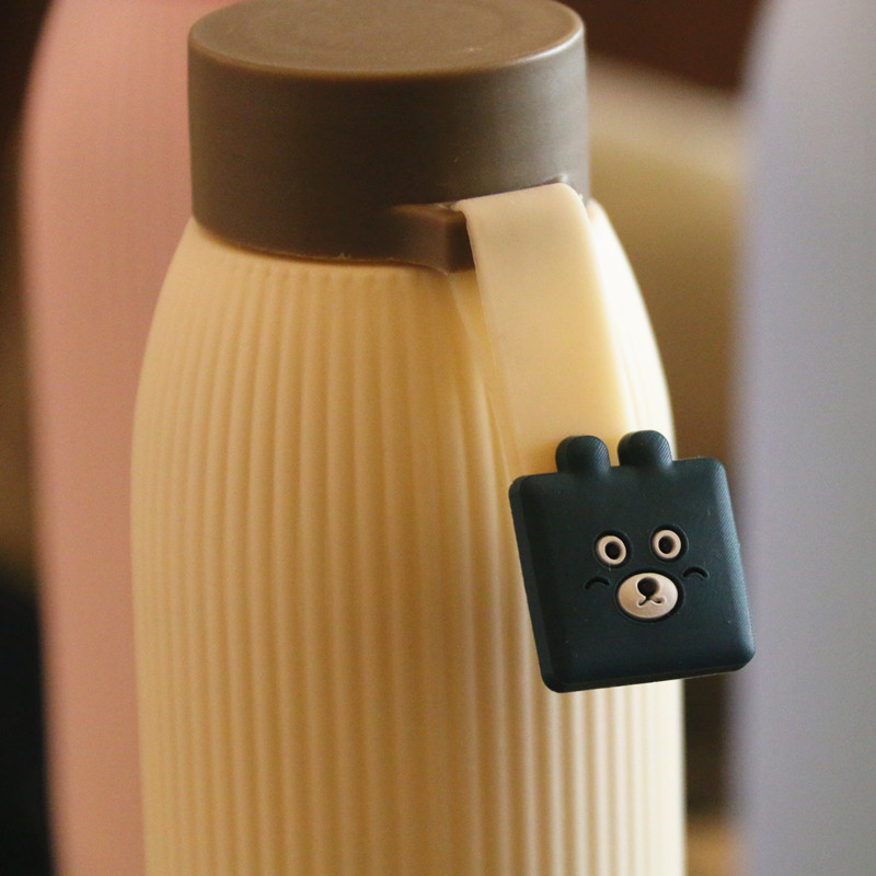 Promotion Gift Thermal Insulation Glass Bottle, Thermal Glass Water Drinking Bottle