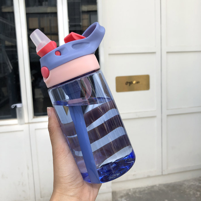 Baby Children's Cup Baby Sippy Cup Leak-proof Cup Drinking Water Portable Sports Bottle Duckbill Cup Plastic Cup