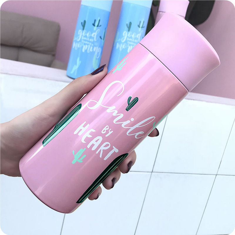Harajuku Student Cactus Small Fresh Water Cup Female Creative Cute Portable Mug Cup