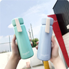 Creative Simple Alison Mug Couples Portable Water Bottle Fresh Trend Handle Stainless Steel Water Cup