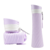 Custom Collaposible Thin Coffee Cup Mugs PP Silicone Folded Water Bottles