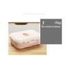 Wheat Straw One Layer Plastic Bento Lunch Box, Food Lunch Box with Separation