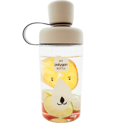 Creative Trend Cartoon Portable Cup for Male and Female Students Summer Fresh Water Cup Plastic Cup Simple and Lovely Hand Cup