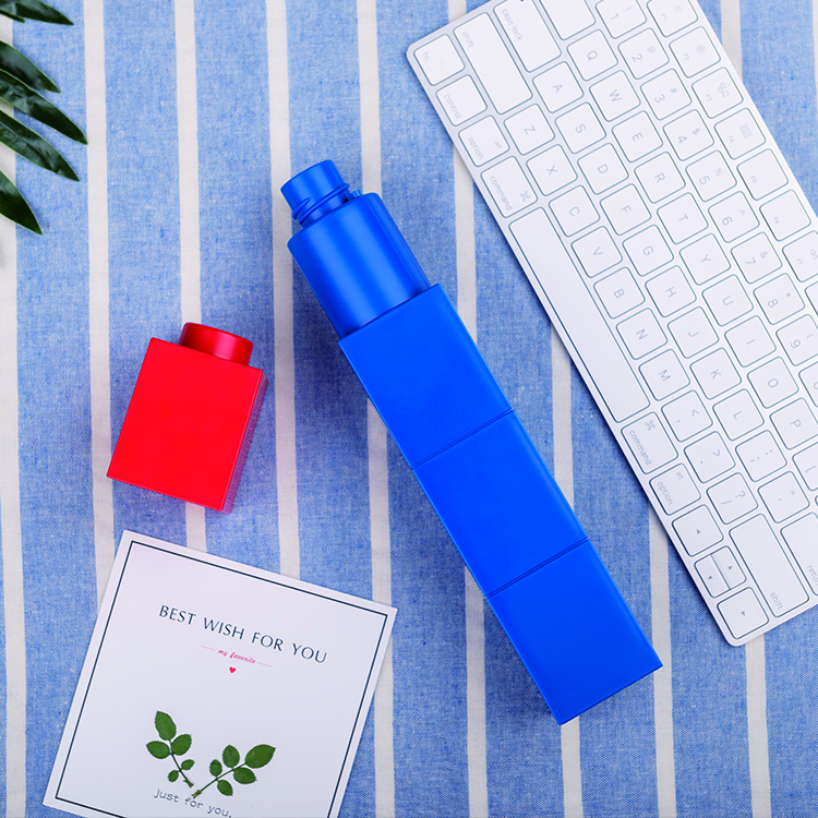 Creative Building Blocks Kids Bottle, Kids Drinking Bottle With Various Color