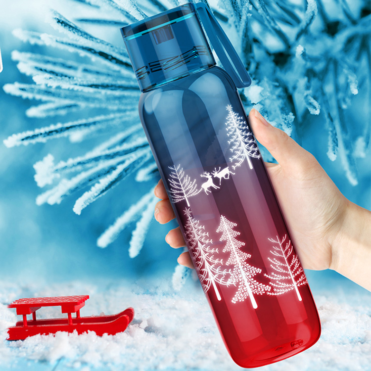 Custom Your Logo 800ml Plastic Water Bottle