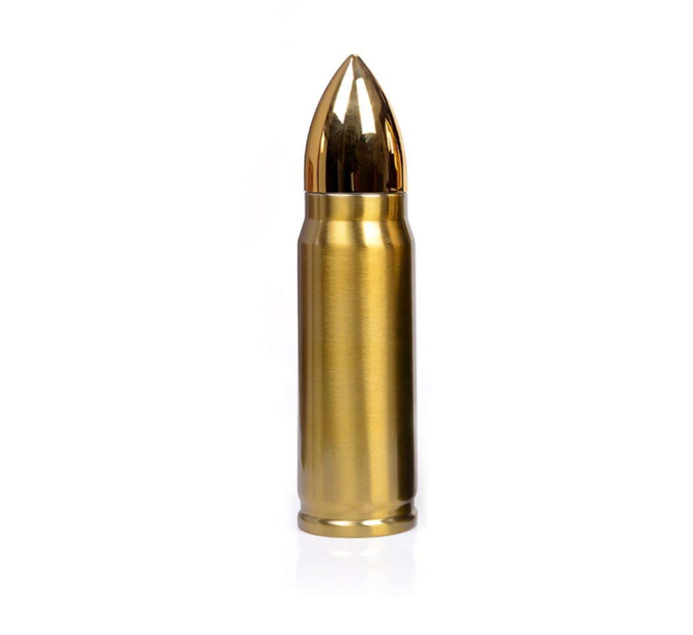 Hot products eco friendly double wall custom logo bullet shaped stainless steel vacuum water bottle