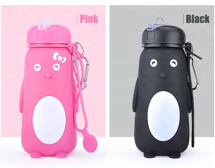 Leakproof Novelty Silicone Kids Children Water Bottle For Drinks