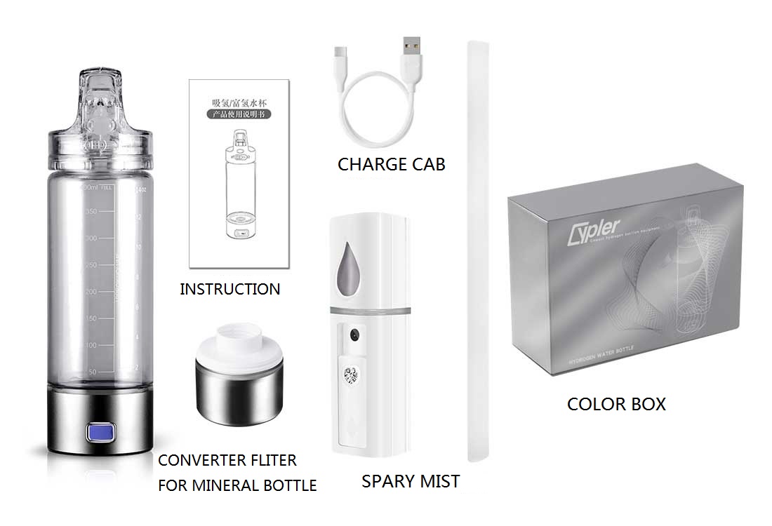  Hydrion BPA Free Flip-cap Tritan Water Bottle with Mist Spray