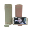500mlwheat Straw Drinking Bottle with Smart Phone Holder