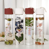 400ml Brocilicate Voss glass water bottle