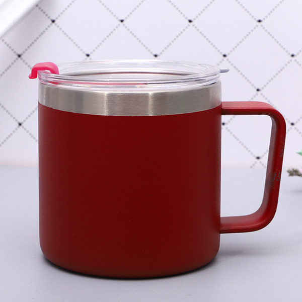 Manufacturer direct sales stainless steel mug with handle outdoor car gift water bottle wholesale