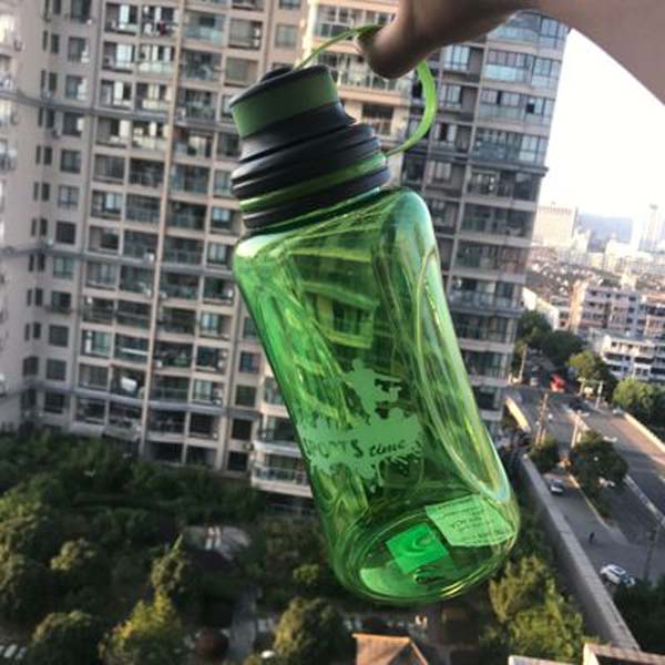 Customizable 1100ml large capacity sports bottle plastic portable PC space bottle