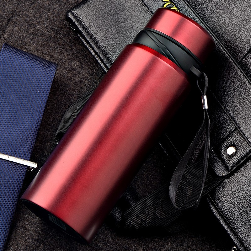 Wholesale Custom Printed Double Wall Vacuum Insulated Stainless Steel Water Bottle With Strainer