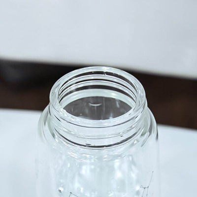 Fashion Double-Layer Glass Mini Outdoor Hand cup Student Teenagers High Borosilicate High Temperature Water Cup