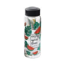 Water bottle green glass bottle glass drinking bottle