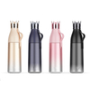 Creative Stainless Steel Thermal Insulation Water Bottles Crown Shaped Lid Applicable For Outdoor Sports In Winter