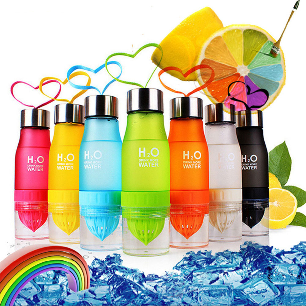 Infuser Water Bottle plastic Fruit infusion Kids Drink Outdoor Sports bottle Juice lemon Portable Kettle