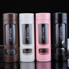 Hot Selling Product Promotional Christmas Gift Leakproof BPA Free Portable Borosilicate Glass Water Bottle