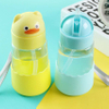High Temperature Resistant Glass BPA Free Borosilicate Glass Bottle Cartoon Creative Fashion Cover Water Bottle