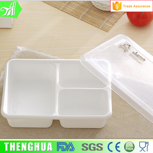 Manufacture Microwave Lunch Box Plastic Food Storage Bins Bento