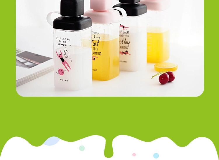 quadratic square shaped water bottle supplier