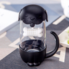 Cat/Dog Glass Tea Cup With Strainer/filter/infuser