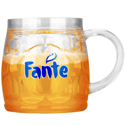 The same creative whole maggot beer cup trick sandwich Speed Ice big cup ice-cold cup student water cup