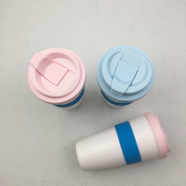 Customized PP Coffee Plastic Cup with Lid