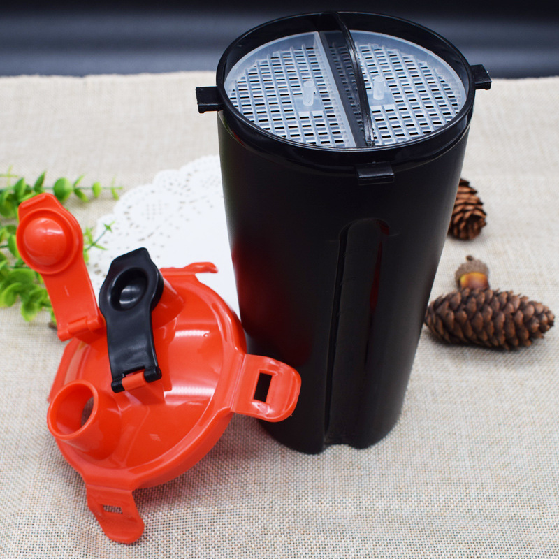 Gym Bottle Shaker Double Fitness Mixer Protein Shaker Bottle Bpa
