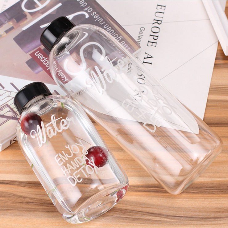 Gift Detox My Bottle Milk Tea Clean Sport Shaker Bottle With Bag