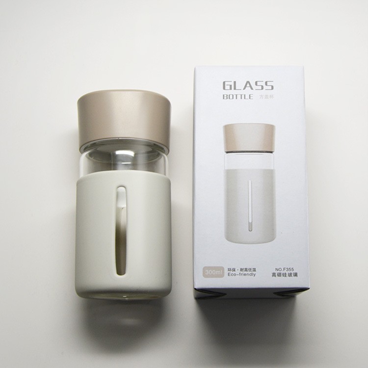 High Transparency Glass Water Sports Bottles for kid