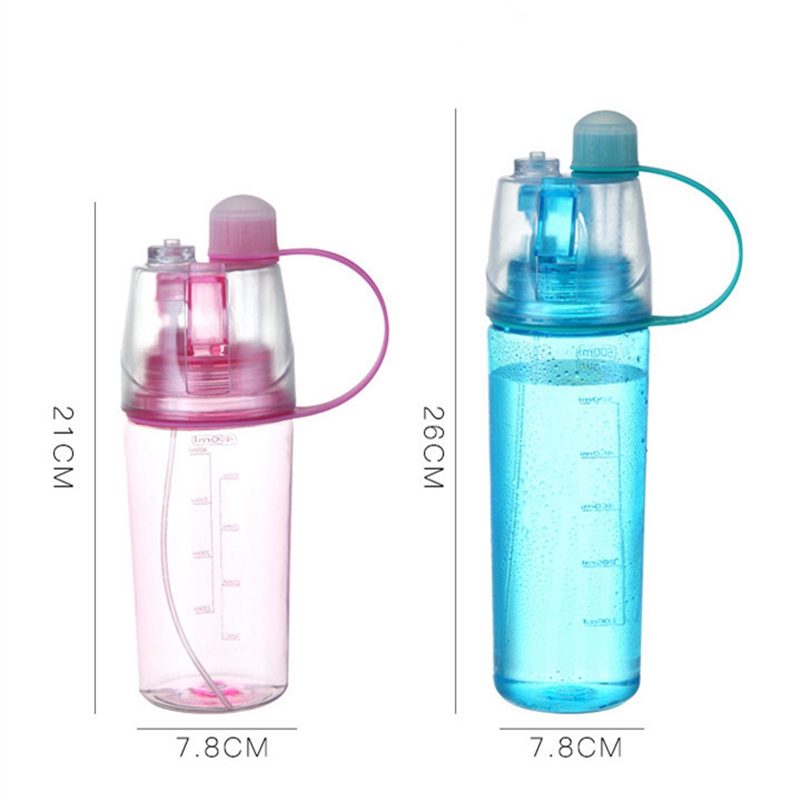 OEM 600ml BPA Free Sip And Mist Degradable Cup Water Bottle - Buy ...