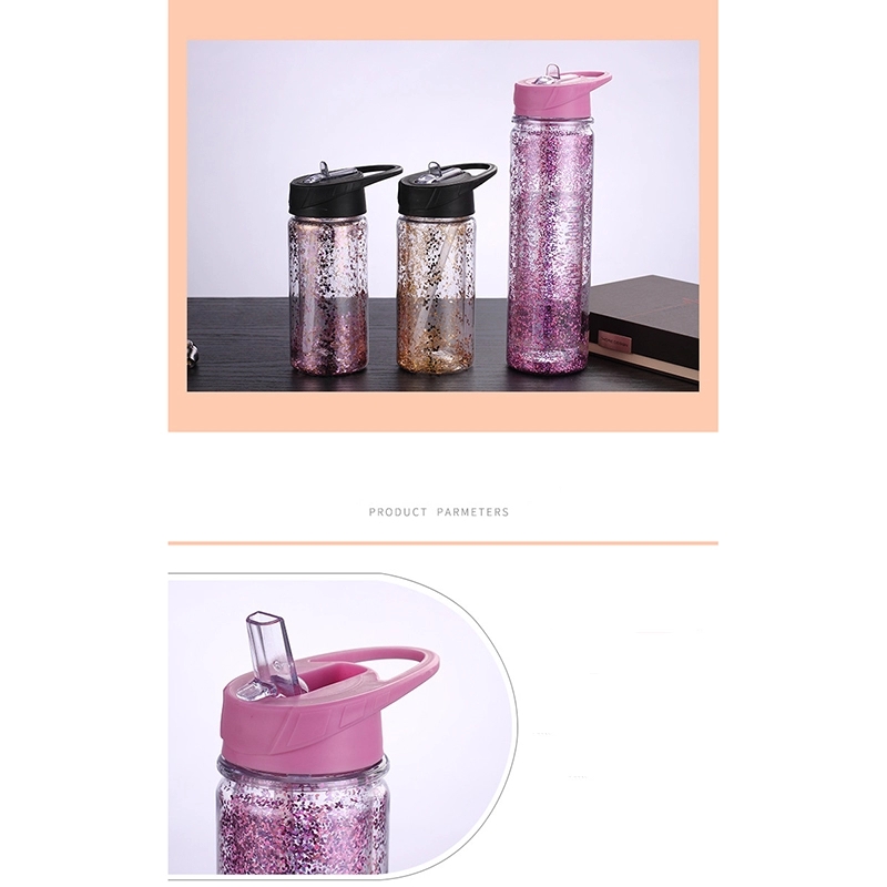 Double Wall Glitter Water Bottle
