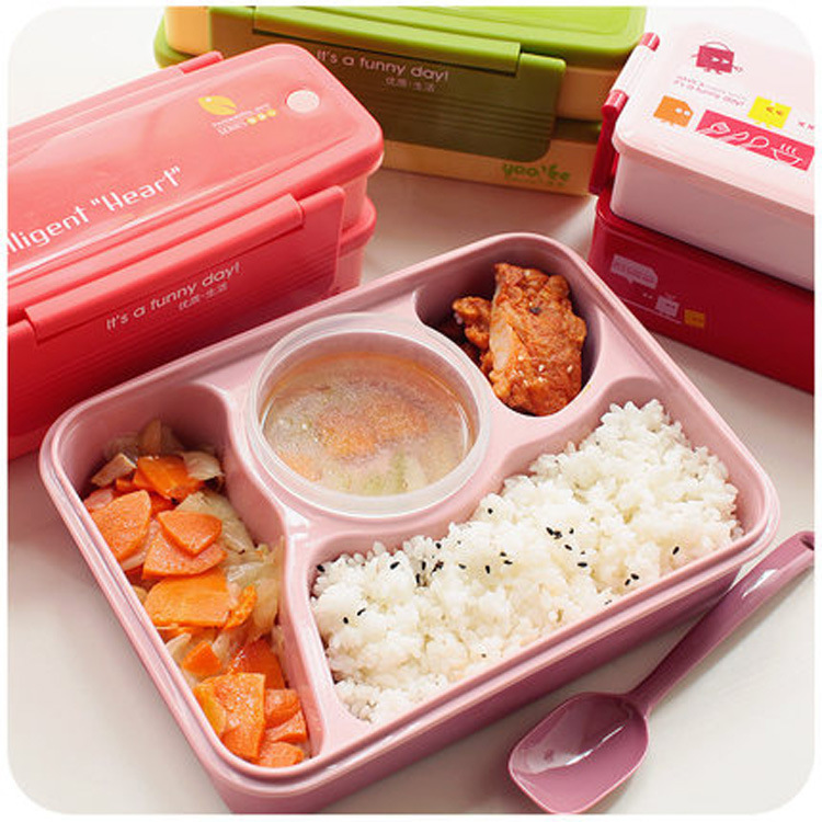 Student Multi-frame Plastic Lunch Box (1)