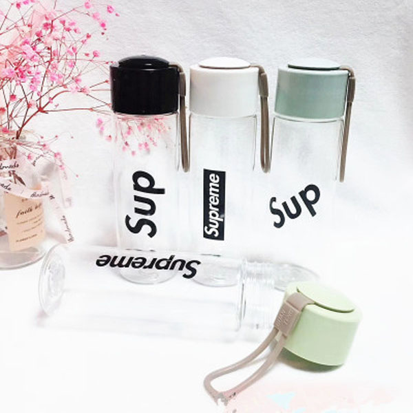 Simple small fresh outdoor sports kettle student Plastic Water bottle