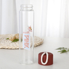 400ml Brocilicate Voss glass water bottle