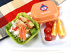 Biodegradable Square Shape Wheat Straw Japanese Lunch Box Plastic 
