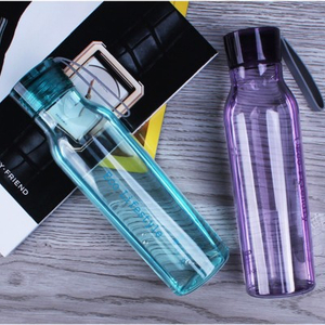 Plastic with creative leak-proof sealed portable sports Kettle Student bottle
