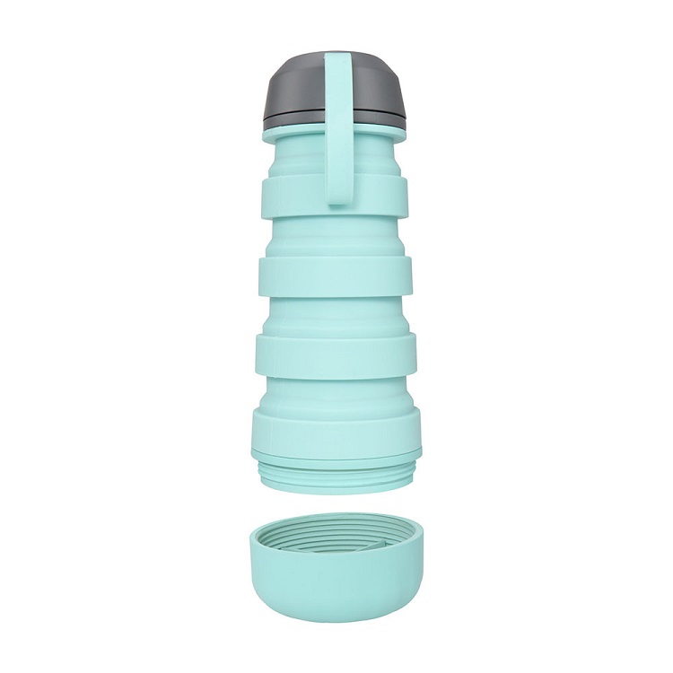 Amazon Hot selling FDA Approved Food-Grade Silicone water bottle 