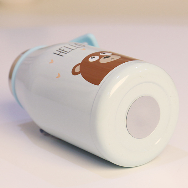 2019 New Creative Cartoon Children's Water Bottle Milk Portable 304stainless Steel vacuum Insulation Bottle
