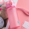 Sports Water Bottle Plastic Portable Leak-free Travel Scrub Camping Camping Filling Drink 