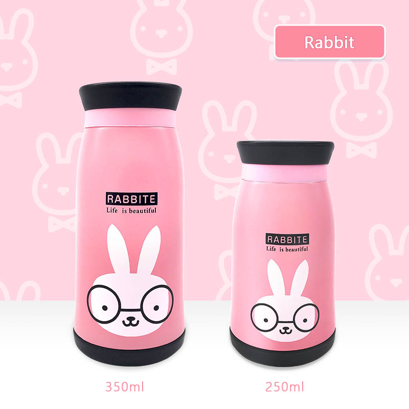 Cartoon Thermos Cup Bottle Stainless Steel Thermocup Vacuum Thermal Mug Funny Birthday Couple Gift kid